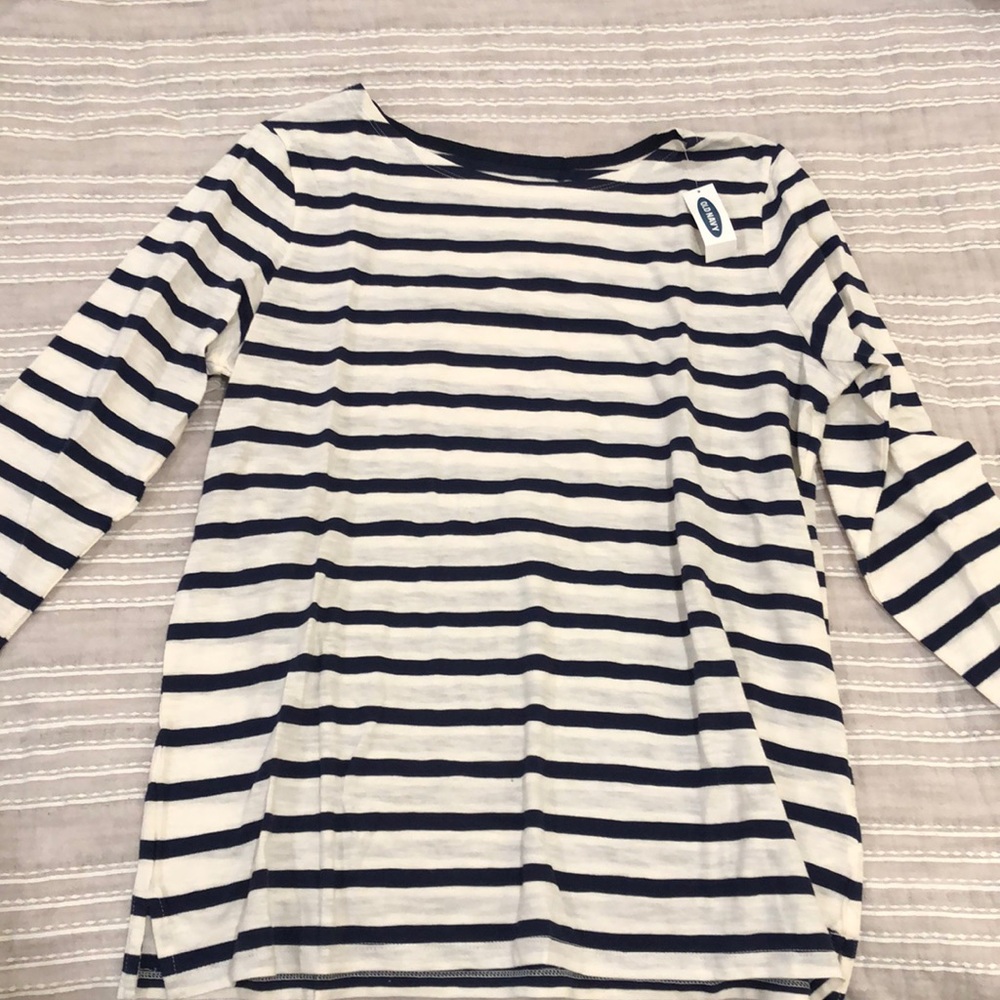 NWT Old Navy Relaxed Mariner Striped Tee
